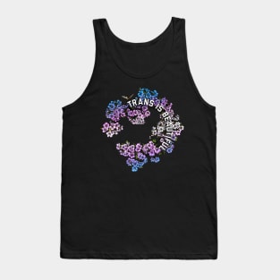 Trans Is Beautiful Cherry Blossom Tank Top